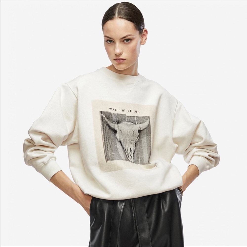 Anine Bing Ramona Walk With Me Sweatshirt